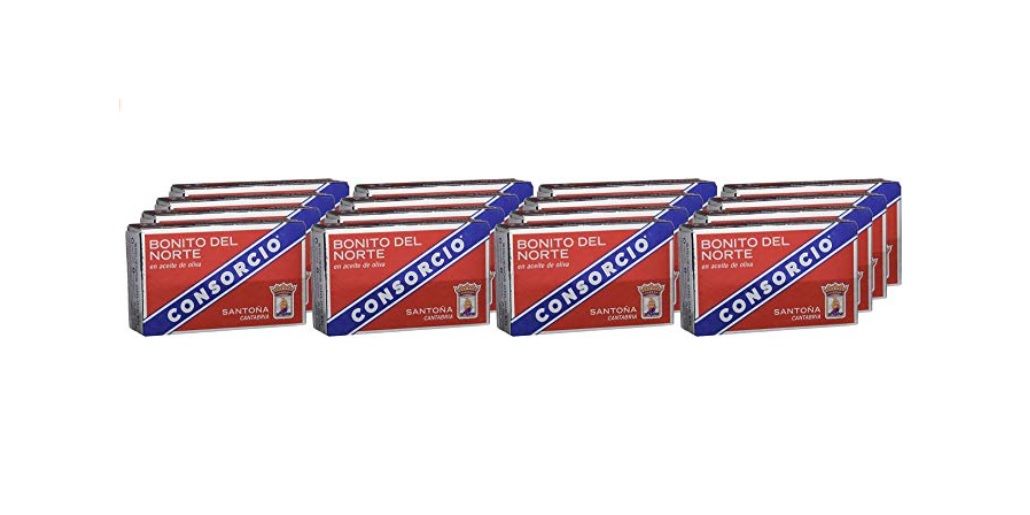 Pack 16 latas de bonito del Norte en aceite de oliva Consorcio por sólo 28,96€ al tramitar el pedido
