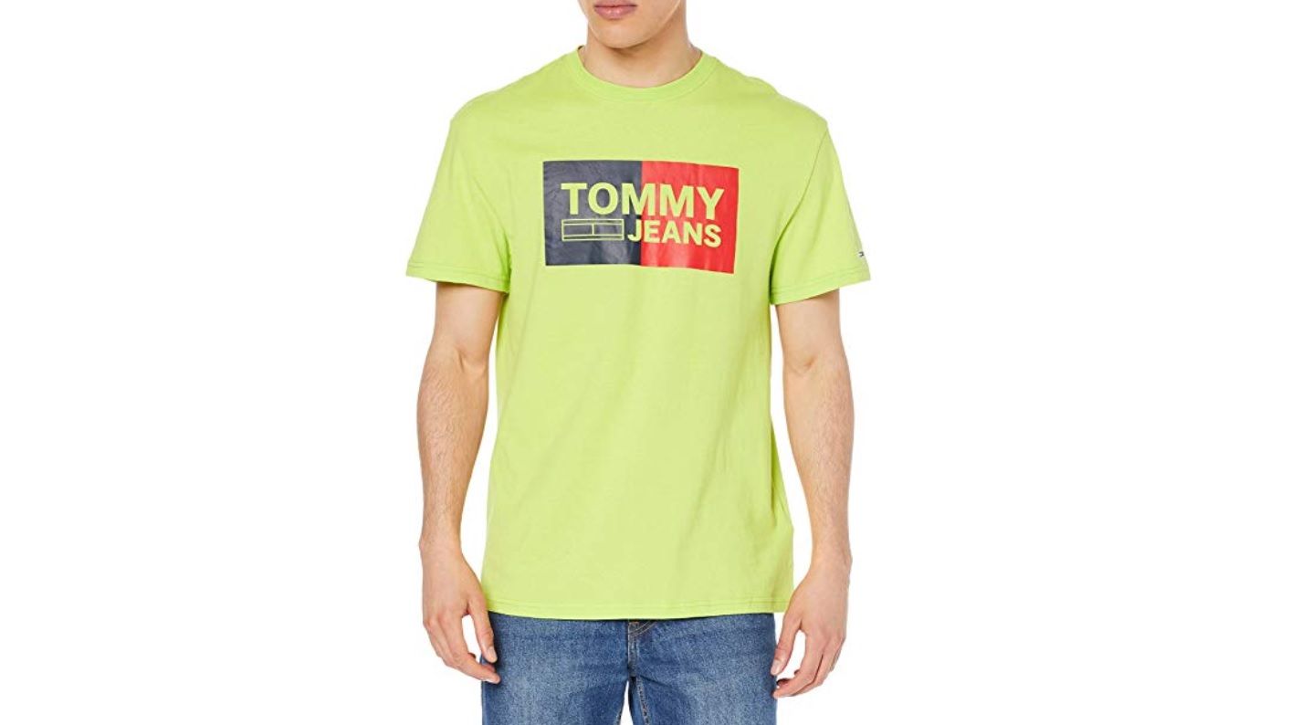 ¡Chollazo! Camiseta Tommy Jeans TJM Essential Split Box tee desde sólo 12,79€ (PVP 29€)