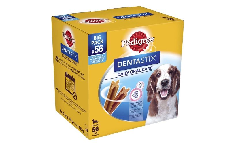 Pack 56 Dentastix higiene oral para perros medianos por sólo 10,99€
