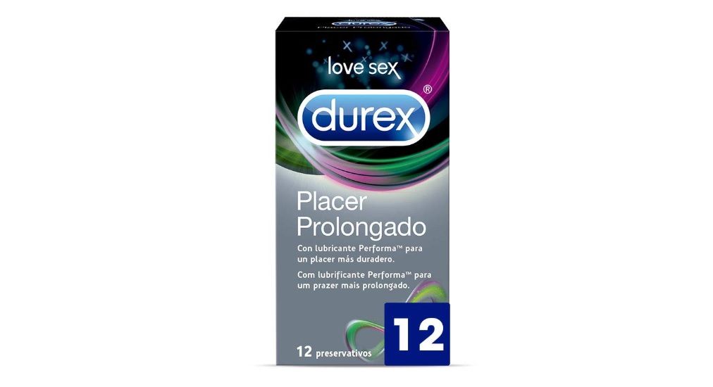 Caja de 12 preservativos Durex Placer Prolongado