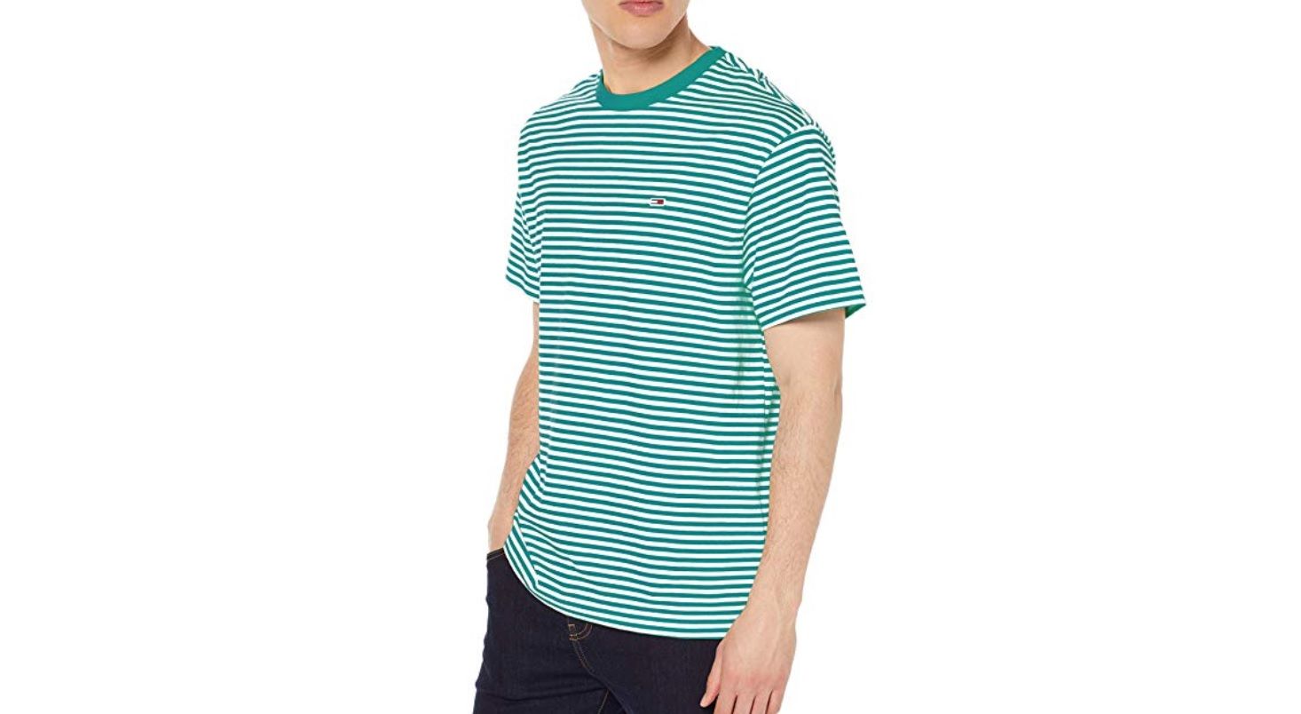 ¡Chollo! Camiseta Tommy Jeans All-Over Stripe T por sólo 14€