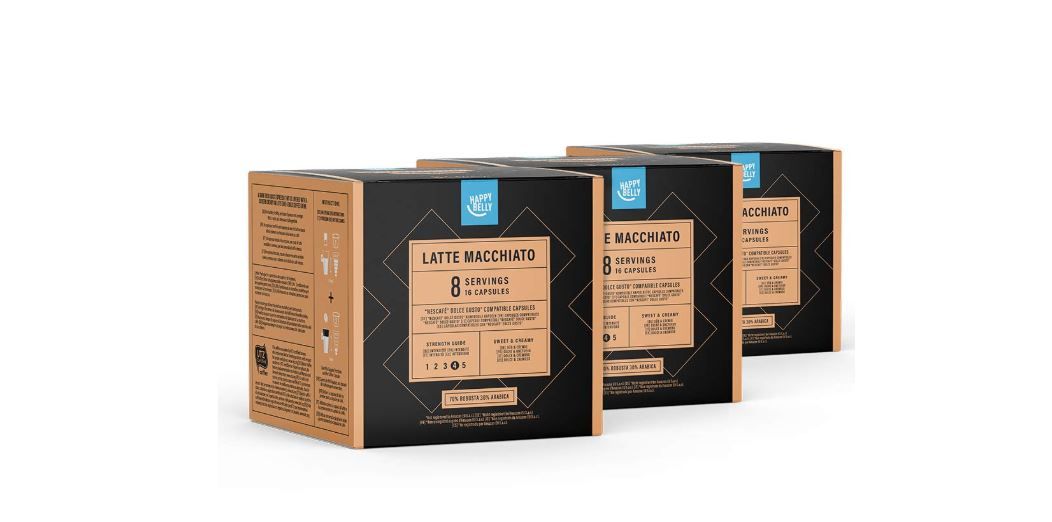 ¡Chollo! 48 cápsulas de café Latte Macchiato compatibles con Dolce Gusto por sólo 6,42€