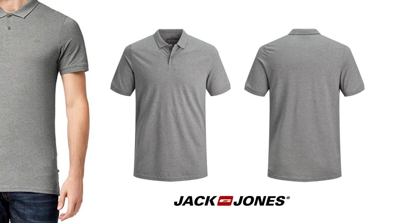 ¡Chollo! Polo Jack & Jones en color gris por sólo 7,95€ (PVP 14,99€)