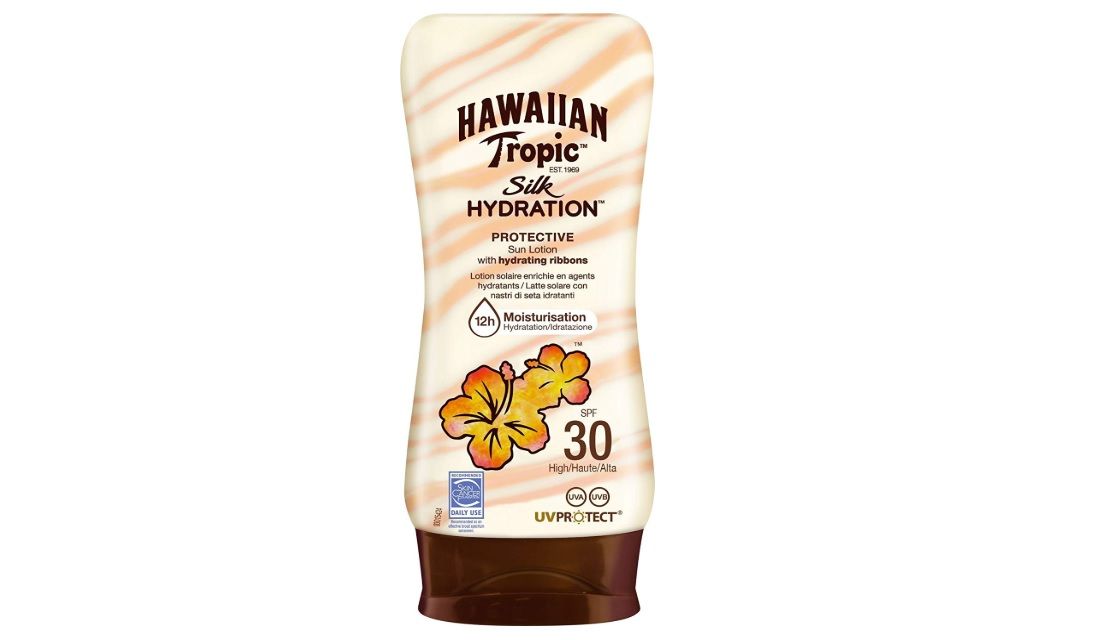 ¡Chollo! Locion solar Hawaiian Tropic Silk Hydration Protective por sólo 6,48€