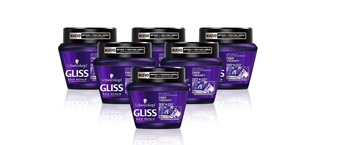 ¡Chollazo! Pack de 6 mascarillas Gliss Fiber Therapy por sólo 17,55€ (antes 29,70€)