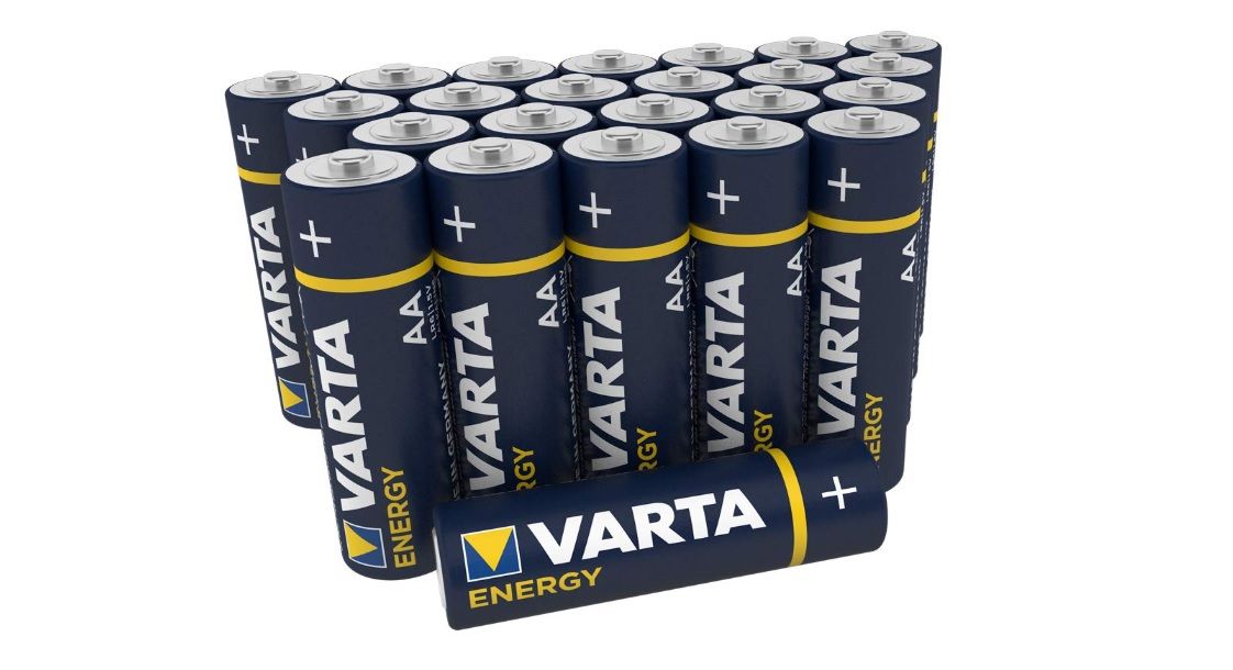 ¡Chollo! Pack de 24 pilas AA Varta Energy por sólo 7,59€ (antes 15€)