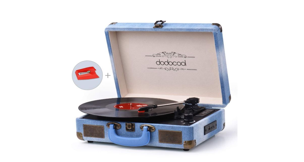 ¡Chollo! Tocadiscos Bluetooth estilo vintage con grabación por sólo 47,9€ (Antes 68,99€)