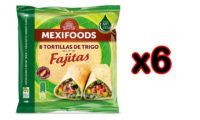 ¡Chollo plus! 6 packs de Tortillas de trigo para fajitas Mexifoods por sólo 4,92€ (antes 9,85€)