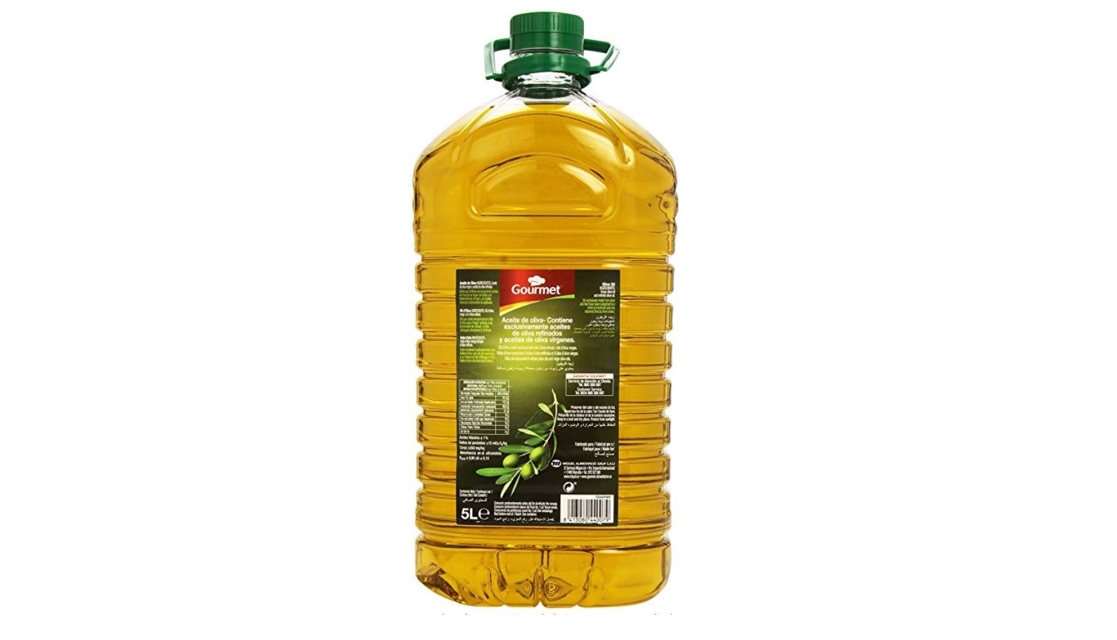 ¡Chollo! 5 litros de aceite de oliva Gourmet por sólo 13,65€ (antes 25,31€)
