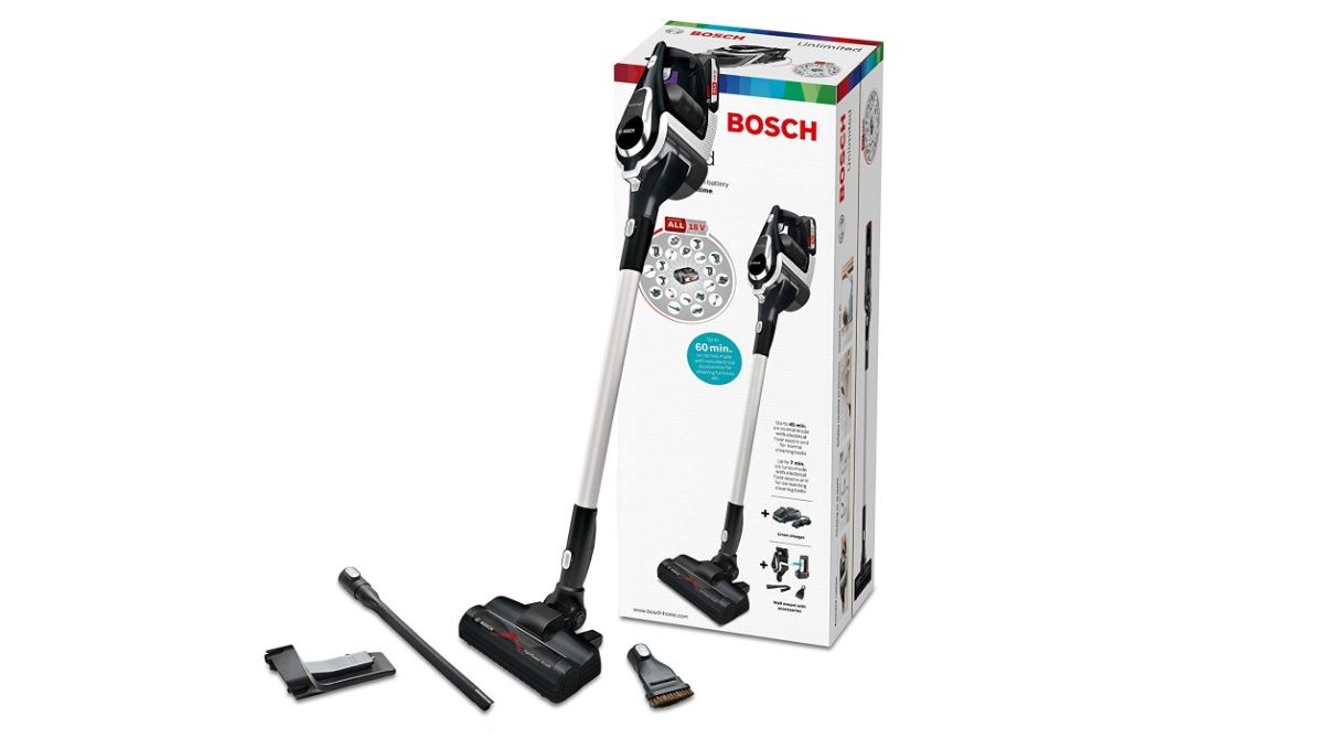 ¡Chollazo! Aspirador escoba sin cables Bosch Unlimited Serie 8 BBS1114 por sólo 182,10€ (antes 322,92€)