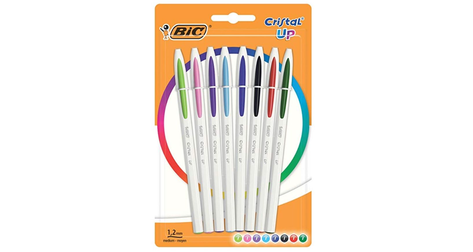 ¡Chollazo plus! Pack de 8 bolígrafos Bic Cristal Up Blister por sólo 1,87€ (antes 4,95€)