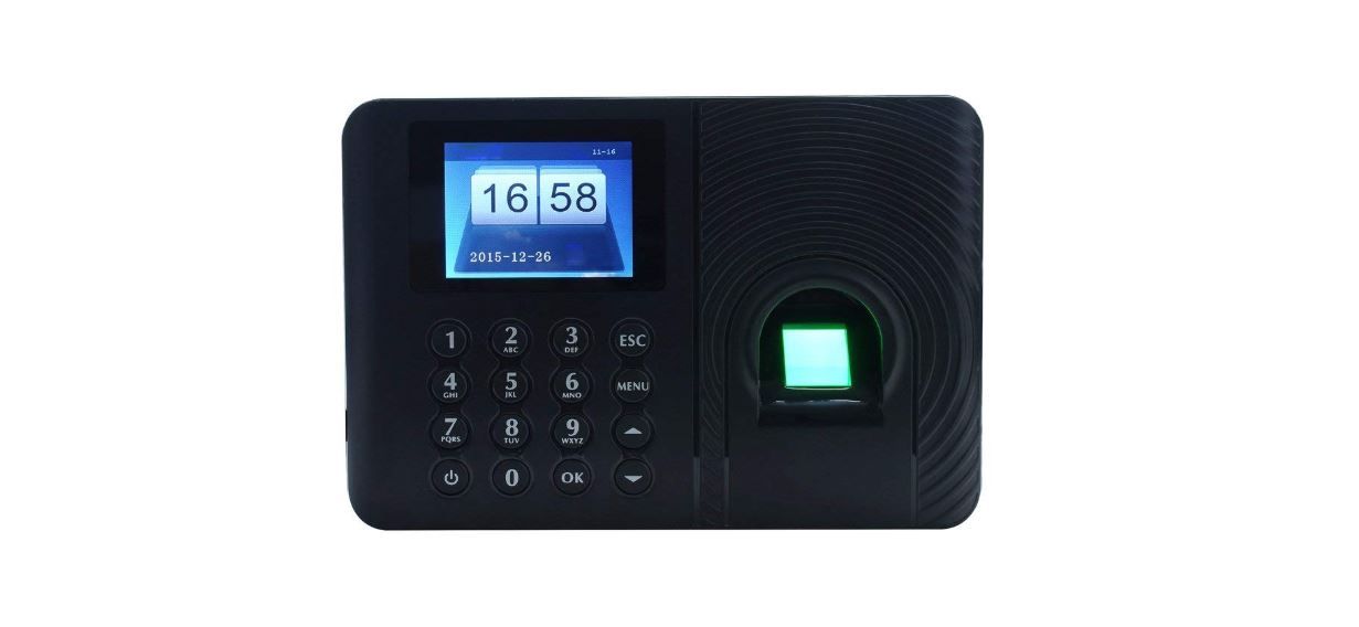 ¡Chollo! Registrador de horario con huella dactilar por sólo 15,99€