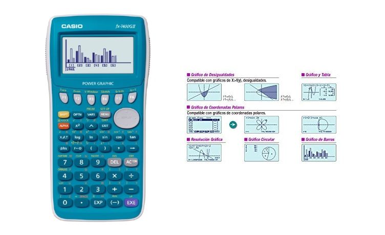 ¡Chollo! Calculadora gráfica Casio FX-7400GII por sólo 32,98€ (PVP 72€)