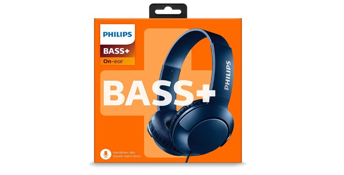 ¡Chollo! Auriculares Philips Bass+ plegables con micrófono por sólo 17,54€ (PVP 30€)