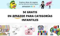 ¡Chollo! 5€ GRATIS en Amazon para compras en categorías infantiles