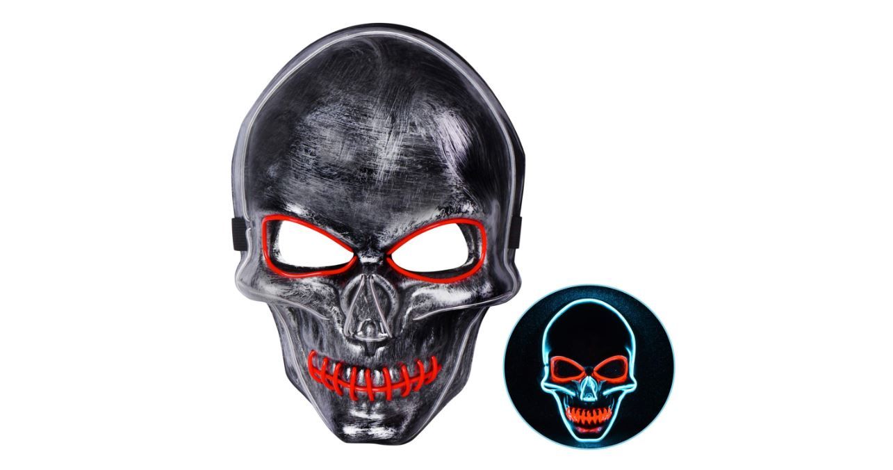 ¡Chollo! Máscara Halloween con iluminación para niños por sólo 9,99€ (Antes 17€)