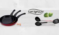 Más barato! Set 3 sartenes + utensilios San Ignacio PK1408 Monza