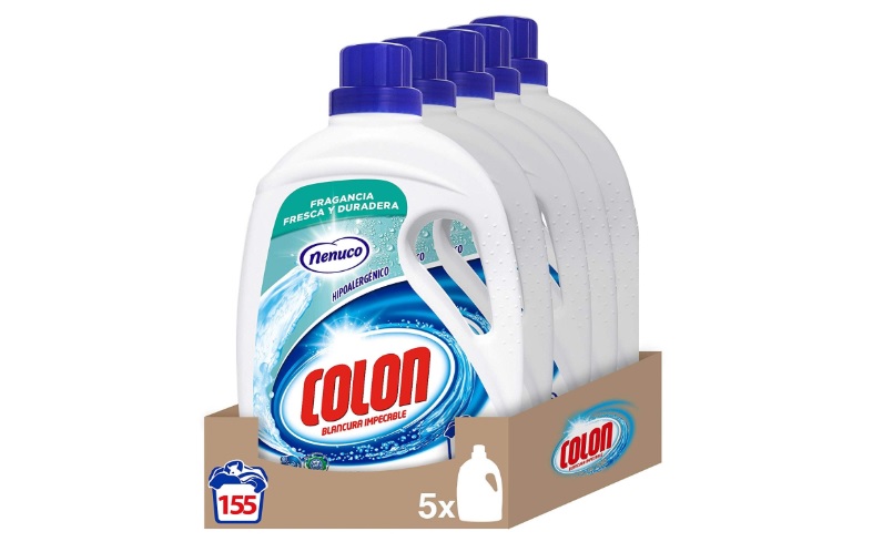 Pack 5x Detergente líquido Colon Nenuco 155 lavados (compra recurrente)