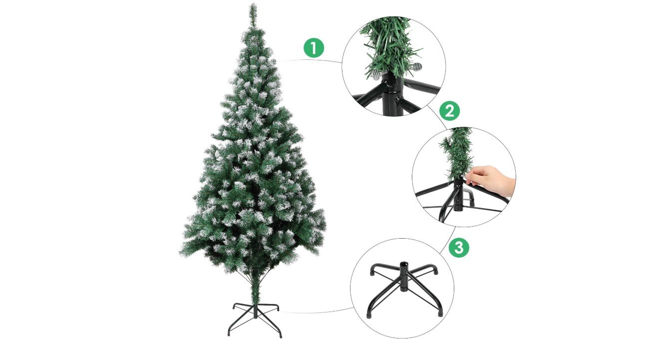 ¡Descuentazos del 50% en diferentes tamaños de árboles de Navidad!