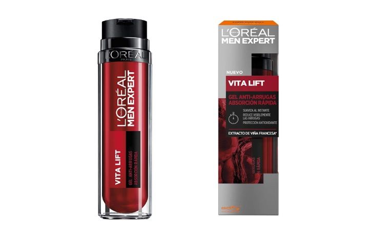 Gel antiarrugas absorción rápida L'Oréal Paris Men Expert Vita Lift