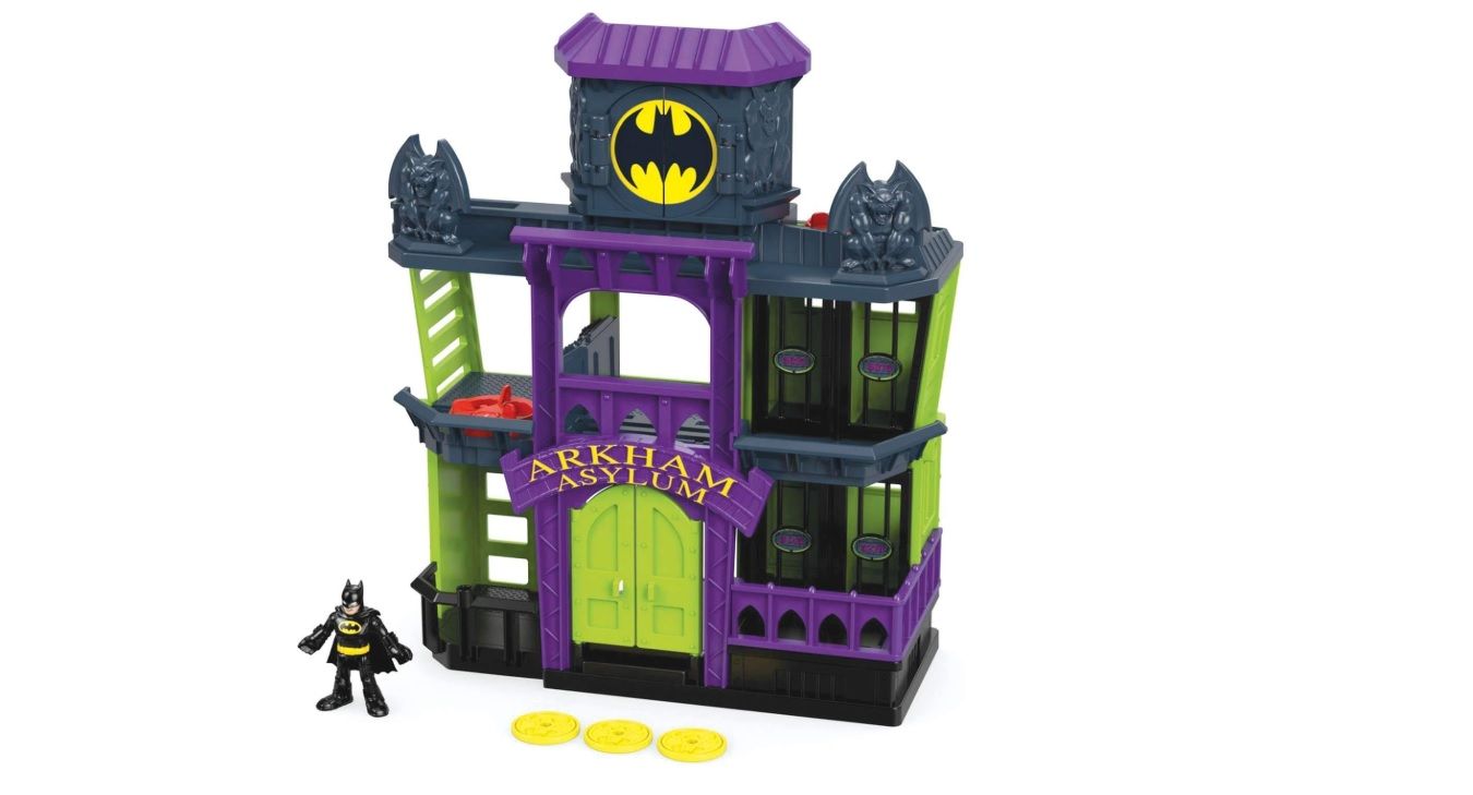 ¡Descuentazo! Imaginext DC Super Friends Batman Castillo/prisión de Arkham Asylum por sólo 15,10€ (antes 47,84€)