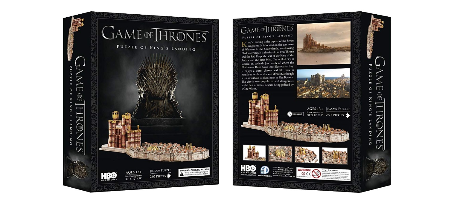 ¡Mitad de precio! Puzzle 4D Juego de Tronos Desembarco del Rey por sólo 14,90€ (antes 29,87€)