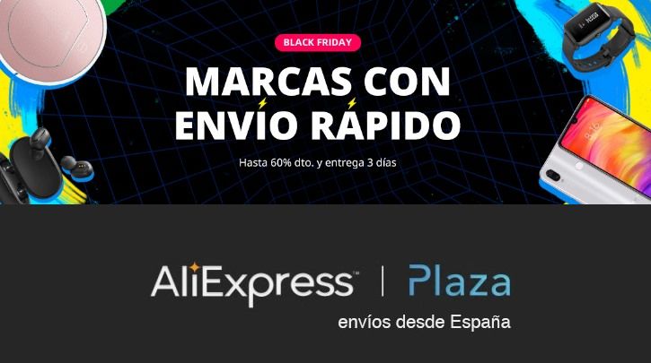 Códigos de hasta 40€ para Aliexpress Plaza con envíos desde España y garantía de 2 años
