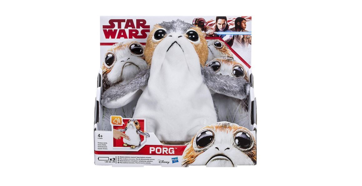 ¡Chollo! Peluche electrónico Porg de Star Wars sólo 14,94€ en Amazon