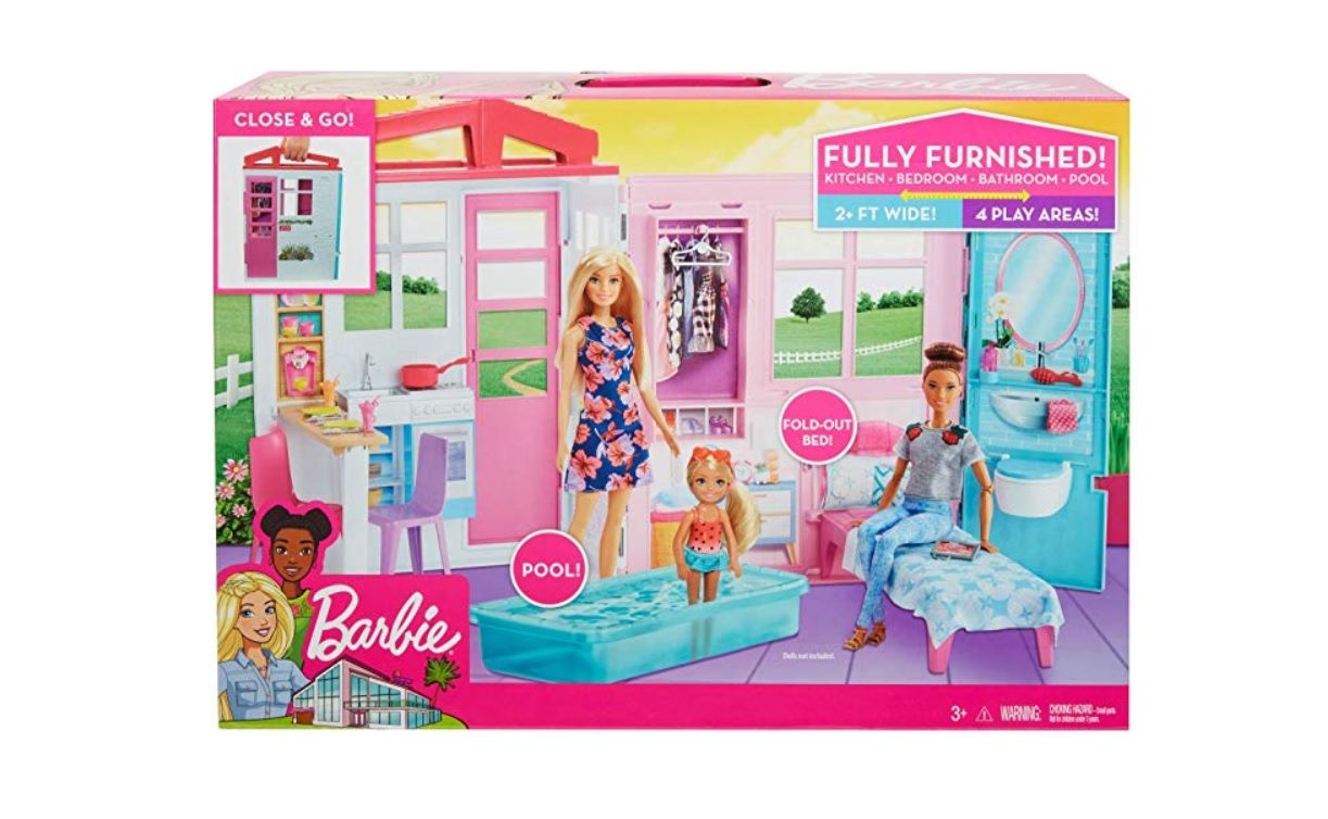 ¡Chollo! Barbie Casa de muñecas con accesorios por sólo 20,90€ (antes 35€)