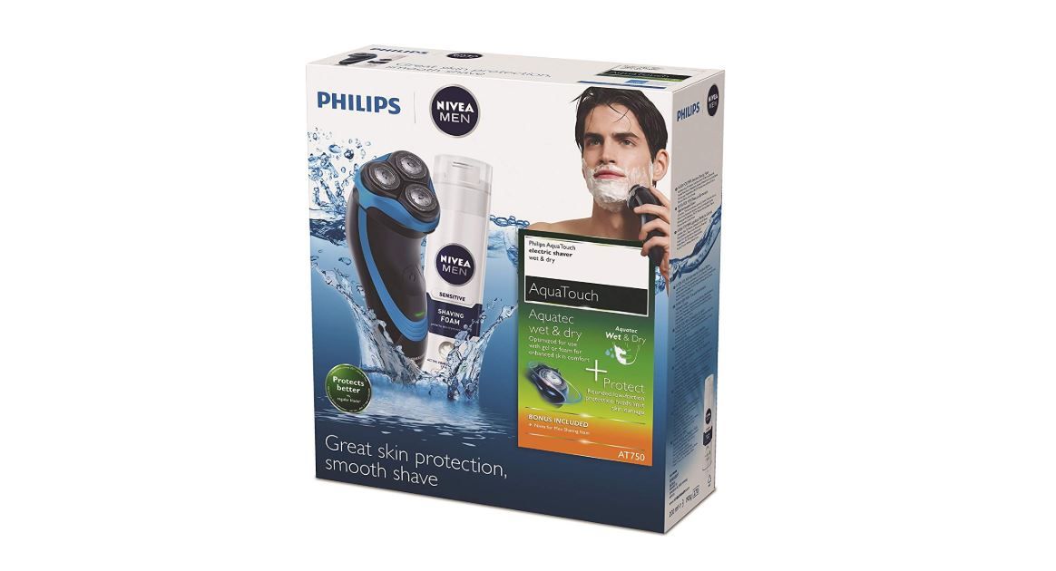 ¡Chollo! Afeitadora Philips Aquatouch AT750/26 por sólo 34,99€ (PVP 43€)