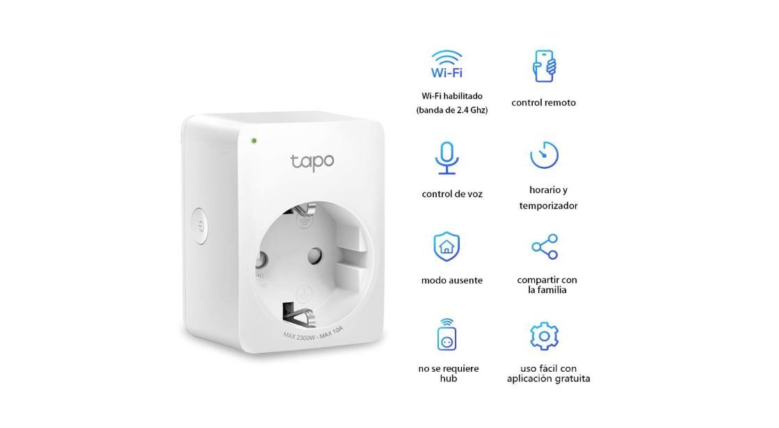 TP-Link Tapo P110 - Mini Enchufe Inteligente Wi-Fi (con Monitoreo