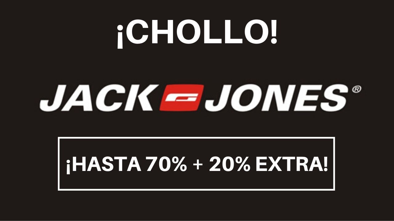 ¡Chollazo! Hasta 70% de descuento + 20% extra en Jack & Jones