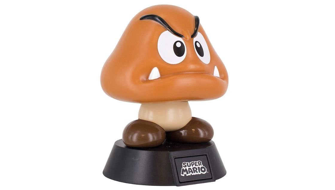 ¡Chollo! Lámpara Paladone 3D Super Mario Goomba por sólo 8€ (Antes 15€)