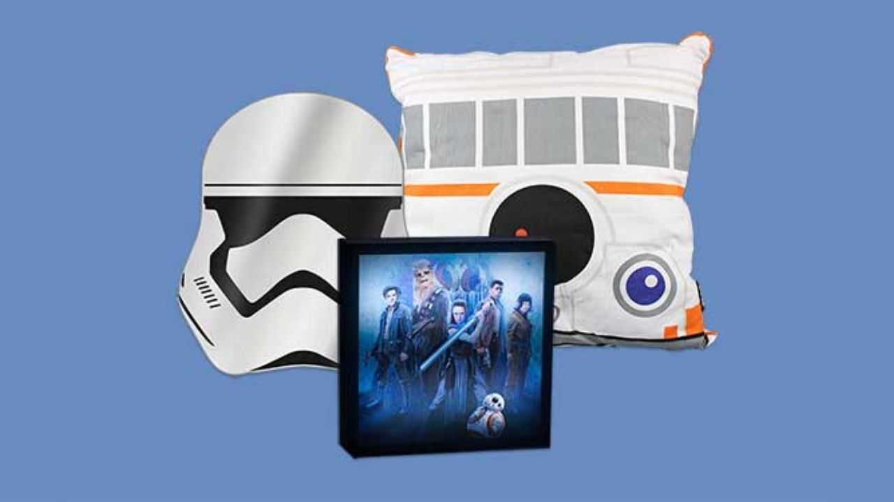 ¡Chollo! Superpack Star Wars de espejo, cojín y un luminart por sólo 19,99€ (PVP +38€)