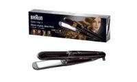 ¡Chollo! Plancha de pelo Braun Satin Hair 5 ST570 con placa de cerámica y tecnología iónica por sólo 19,39€ (Antes 37€)