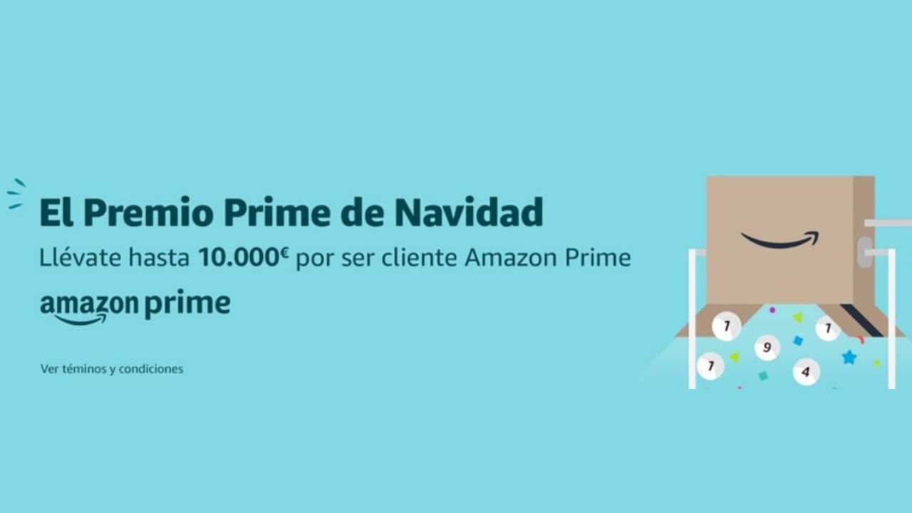 Gana un cheque regalo de hasta 10.000€ con Amazon Prime y tus compras de navidad