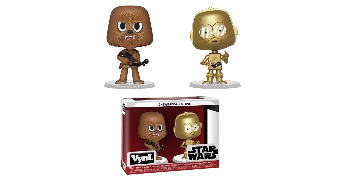 ¡Chollazo! Figura Funko Vynl Chewbacca y C-3PO de Star Wars por sólo 10,54€ (antes 32,41€)