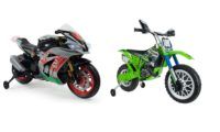 ¡50% de descuento! Moto de Cross Kawasaki por sólo 79,90€ y Moto Racing Aprilia por sólo 99,90€