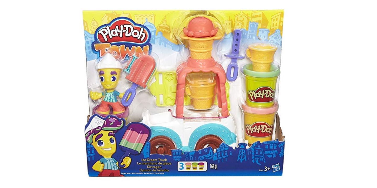 ¡Chollazo plus! Camión de Helados con botes de plastilina de Play-Doh por sólo 5€ (antes 20,29€)