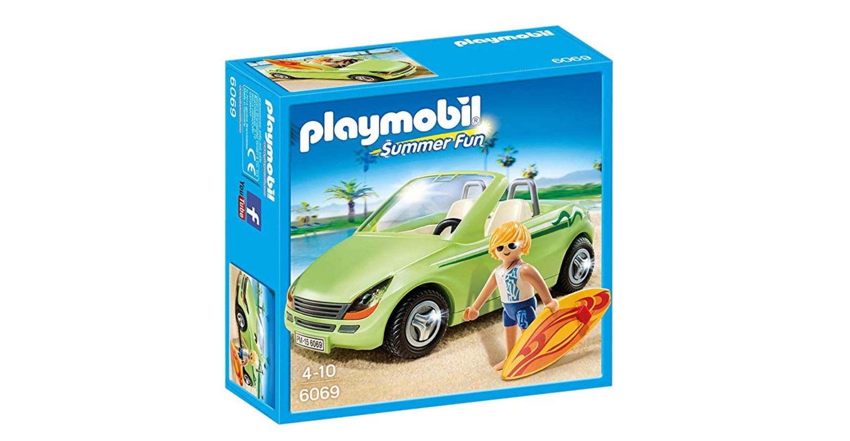 ¡Chollazo plus! PlayMobil Surfista con descapotable (60690) por sólo 5€ (antes 14,95€)