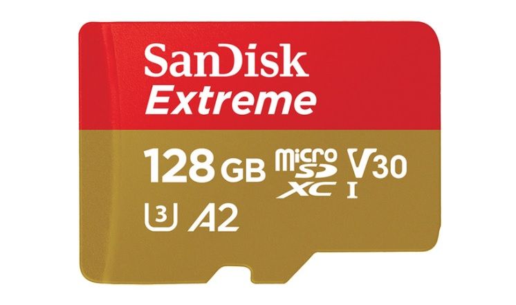 Tarjeta de memoria microSD 128GB SanDisk Extreme A2 U3 V30