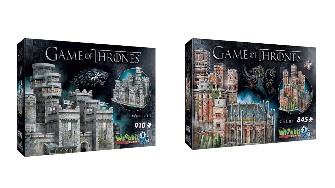 ¡Chollo! Puzzles 3D Juego de Tronos (Invernalia y La Fortaleza Roja) por sólo 24,95€ (PVP 50€)