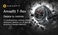 ¡Chollazo! Smartwatch deportivo Amazfit T-Rex en El Corte Inglés y Amazon
