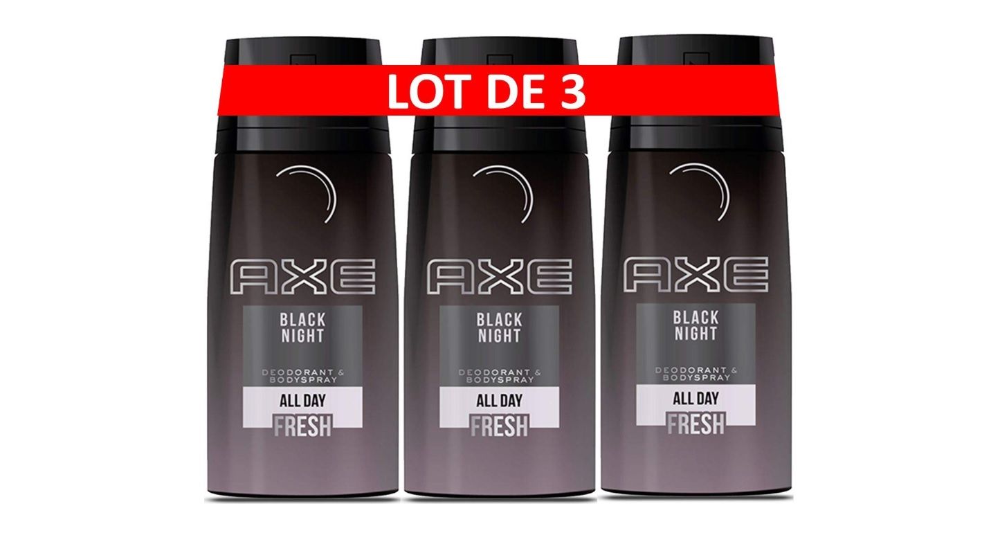¡Chollo! Pack de 3 desodorantes Axe Black Night por sólo 8,97€ (antes 19,50€)