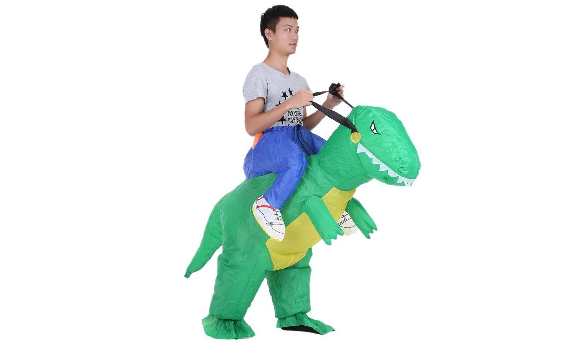 ¡Chollo! Disfraz dinosaurio hinchable por sólo 19€