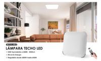 ¡Chollo! Lámpara de techo LED regulable 55 x 55cm por sólo 30€ con cupón de descuento (Antes 82,50€)