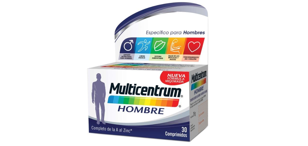 ¡Chollo! Multicentrum Hombre 30 Comprimidos por sólo 6,28€ (PVP 13€)