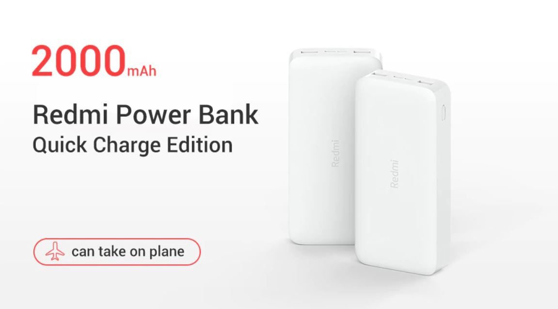 ¡Chollo! Powerbank Xiaomi Redmi 20000mAh con carga rápida por sólo 18,90€ desde España