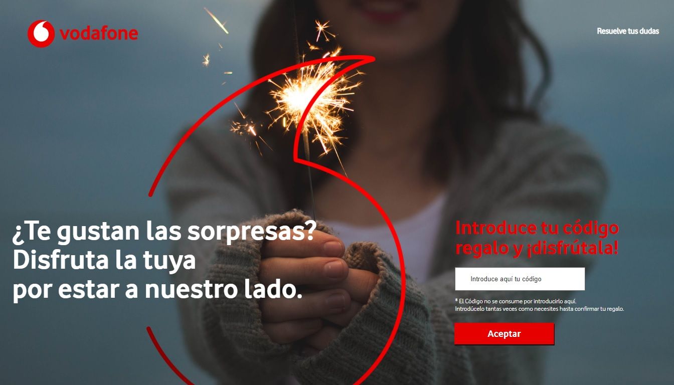 Experiencia gratis por San Valentín para clientes Vodafone