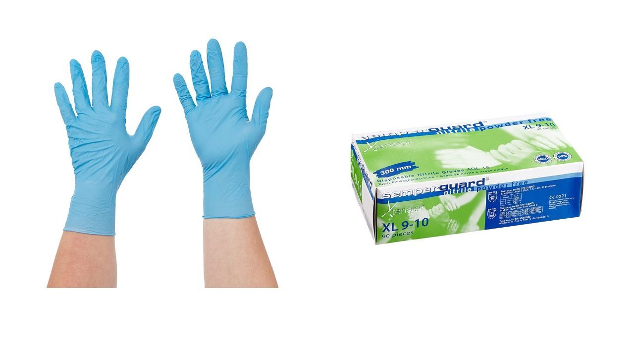 ¡Chollo! Pack 90 guantes de nitrilo sin polvo por sólo 9€ (Antes 15€)